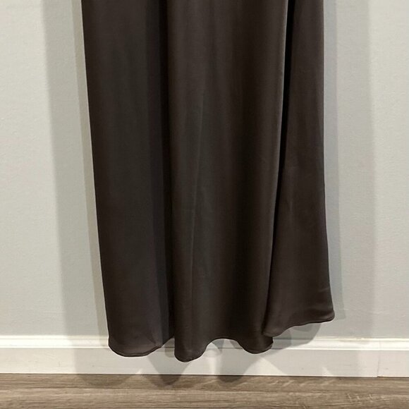 Peppermayo Satin Maxi Dress in Bronze Color Size S - Picture 7 of 14